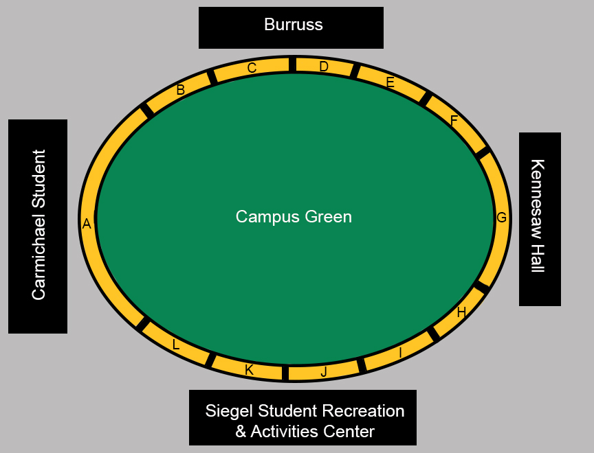 Campus Green map